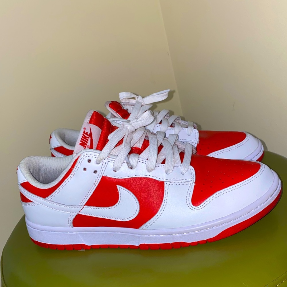STILL AVAILABLE- Championship Red Dunk Lows